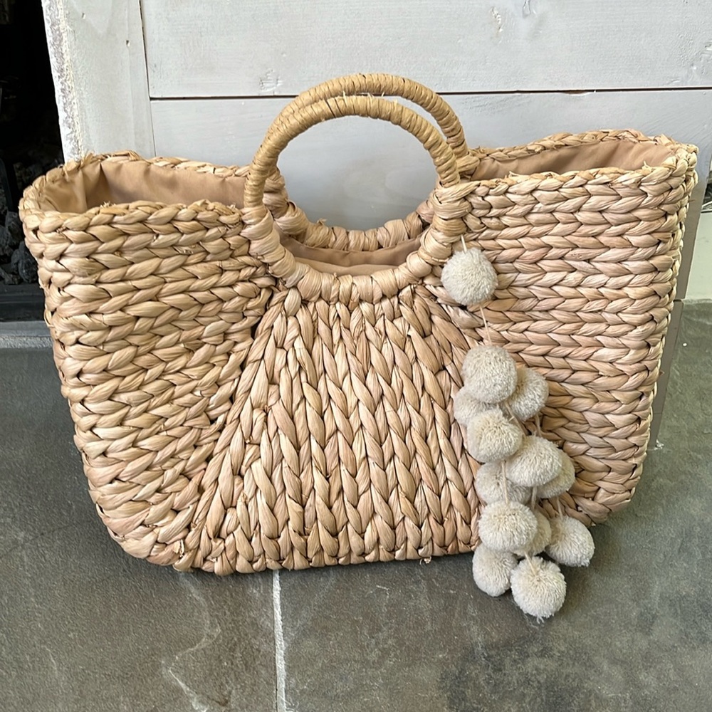 Rattan summer bag (no brand)